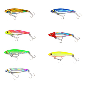 Esca da pesca in metallo da 7-14g con lama in metallo che affonda artificiale esca vibrante a cucchiaio da pesca per pesca con pesca a spigola - Product Image 3