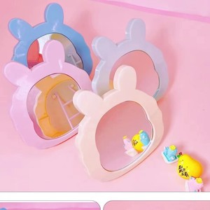 Mini miroir de dessin animé mignon pour enfants, miroir de maquillage portable à main, utilisation en voyage - Product Image 3