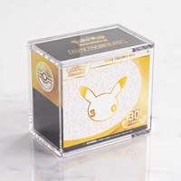 Vitrine de protection détachable en acrylique transparent pour la 30e anniversaire, pour collectionneurs, vente en gros, fournisseur OEM ODM