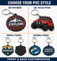 Porte-clés promotionnels en PVC avec logo personnalisé, porte-clés en caoutchouc souple, vente en gros, cadeaux publicitaires, en vrac, OEM, directement de l'usine, faible MOQ