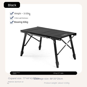 Module <span class=keywords><strong>de</strong></span> <span class=keywords><strong>table</strong></span> IGT multifonctionnel en aluminium <span class=keywords><strong>Table</strong></span> <span class=keywords><strong>pliante</strong></span> extérieure pour pique-nique, <span class=keywords><strong>camping</strong></span>, cuisine mobile, barbecue, café. - Product Image 6