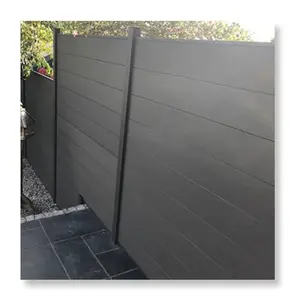 factory direct Wood plastic composite fence panel waterproof board outdoor wpc fence board DIY Fencing