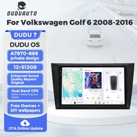Reproductor Multimedia Estéreo 2Din con WIFI para Auto MEKEDE DUDUAUTO Android, Radio, DVD, para VW Volkswagen Golf 6 2008 2009 2010 2011 2012