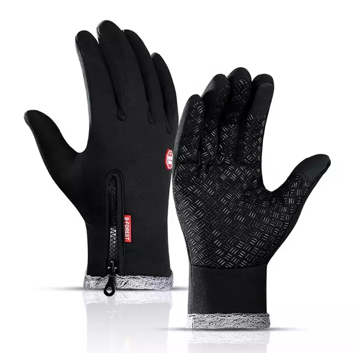 Зимние теплые перчатки для сенсорных экранов, уличные спортивные водонепроницаемые ветрозащитные перчатки с закрытыми пальцами, перчатки для профессионального велоспорта, езды на мотоцикле, бега
