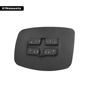 Bateau pneumatique noir avec coussin auto-adhésif pour fixer des porte-cannes, des porte-gobelets, un support pour caméra VIN-ZT-04 - Product Image 1