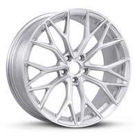 Jantes forgées 19 20 21 22 pouces 5x112 5x130 PCD, design directionnel à 5 branches pour voitures de sport de luxe