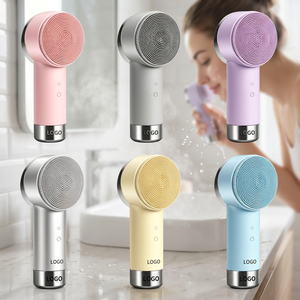 Brosse nettoyante électrique pour le visage, mode de nettoyage en profondeur par ultrasons, mode de vibration, rechargeable par USB, appareil de soin du visage étanche - Product Image 1