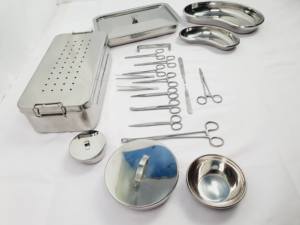 Juego de Instrumentos Quirúrgicos Menores de Acero Inoxidable BLACKSMITH SURGICAL para Cirugía General, Certificado CE Clase I - Product Image 6