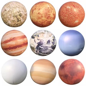2m/3m/4m/5m Neuf Planètes Led Éclairage gonflable Mars globe ballon gonflable planète ballon pour publicité événement décoration - Product Image 5