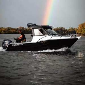 <span class=keywords><strong>Bateau</strong></span> de pêche de luxe Gospel de 20 pieds en aluminium avec moteur hors-bord, coque en V de 6 m, cabine, yacht à <span class=keywords><strong>voile</strong></span>, fabrication soudée à la main, à vendre - Product Image 1