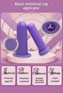 <span class=keywords><strong>Aplicador</strong></span> de Copa Menstrual de Silicona Suave Reutilizable de Nuevo Diseño <span class=keywords><strong>con</strong></span> Capacidad de 25/30 ml y Tamaño S/L - Product Image 5
