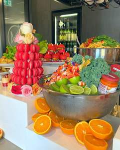 Buffect, soporte de frutas para comida, estantes de exhibición, decoraciones de mesa, cubo elevador de acrílico, mesa de exhibición para decoraciones de fiesta - Product Image 6