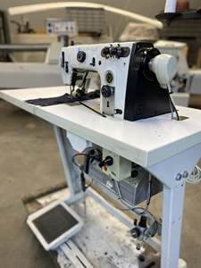 Machine à coudre industrielle plate importée d'Allemagne pour la couture de vêtements, de cuir et de textiles avec technologie de moteur avancée - Product Image 6