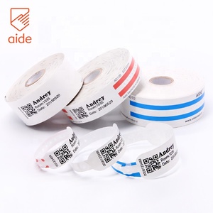 Gelang Identitas Medis Tahan Air untuk Pasien, <span class=keywords><strong>Label</strong></span> Rumah Sakit, Printer Termal Langsung, Gelang Identitas dengan Kode Batang - Product Image 3