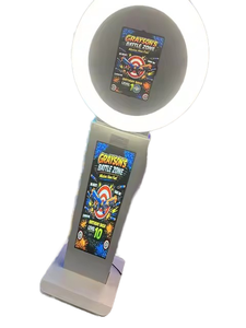 KingSun 2026 New iPad Photo Booth with LCD <b>Screen</b> <b>Stand</b> for Birthday Parties & Events Self-Service Print Metal Construction - Product Image 1