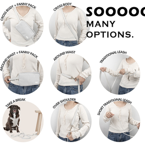 Guinzaglio per cani a mani libere personalizzato con custodia a tracolla e guinzaglio per allenamento in vita accessori per camminare e camminare - Product Image 6