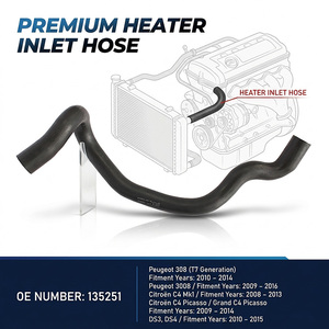 Tuyau de radiateur EPDM de qualité supérieure, directement de l'usine, 135251, tuyau de refroidissement OEM pour Peugeot 206 207 Citroën C2 C3 1998-2014 - Product Image 2