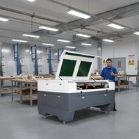 Machine de gravure et de découpe au laser CO2 Dowin modèle 1390 130W 3 axes pour la fabrication de panneaux en bois et en verre et l'industrie de l'emballage