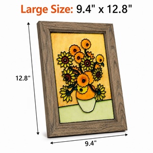 Kit Artistico 3D in Velluto con Girasoli, Set Educativo per Bambini, Regalo Creativo Fai-da-Te - Product Image 6