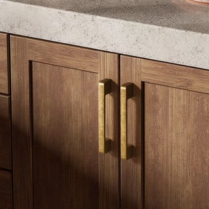 Hot Sale Zinc Alloy Antique Handles for Kitchen <strong>Cabinets</strong> Bronze Wardrobe Handle Long Cupboard Pulls - Product Image 5