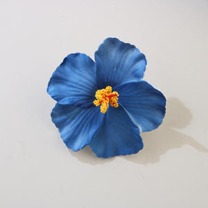 Pince à cheveux en tissu fleuri coloré Fusang, accessoire pour cheveux de vacances à la plage - Product Image 6