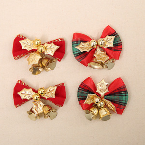 Home Decoration <b>Christmas</b> <b>Tree</b> Ornaments Gift Bells <b>Mini</b> <b>Christmas</b> Bow Festival Decoration Ornaments - Product Image 2