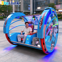 Voiture à bascule électrique commerciale Le Bar Car pour 2 personnes avec musique et lumière, idéale pour les sites touristiques, centres commerciaux et carnavals