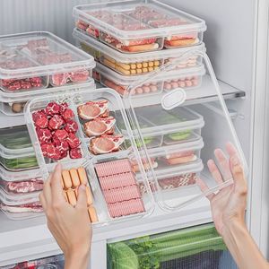 Conteneur alimentaire en PP très vendu, boîte de conservation pour réfrigérateur, hermétique, empilable, écologique, non toxique, portable, pour garder les aliments frais - Product Image 4