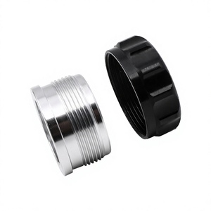 Tapa de Tanque de Combustible RACING de Aleación de Aluminio de 1, 1.5 y 2 Pulgadas, Negra y Plateada, Accesorios Modificados para Automóviles - Product Image 2