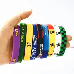 Offre Spéciale Bracelet en caoutchouc de silicone personnalisé Bracelet Bracelet Fabricant Bracelets en silicone promotionnels personnalisés