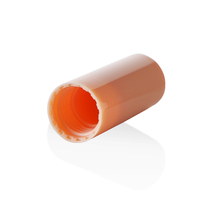 Tube cosmétique en plastique rose brillant de 10 ml avec mousse à l'extrémité pour gloss à lèvres