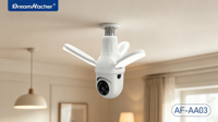 Caméra WIFI DREAMKACHER AF-AA03 à objectif unique pour intérieur, 2MP, H.264/H.265, prend en charge l'enregistrement dans le cloud, carte mémoire, application V380/V380 Pro