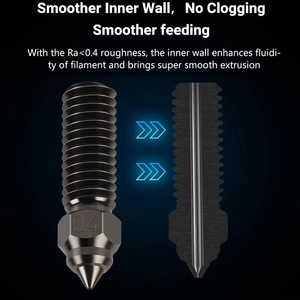 Boquilla chapada en latón/cobre/acero duro para Creality Ender 3 V3 KE/K1/K1 MAX/<span class=keywords><strong>Sovol</strong></span> <span class=keywords><strong>SV06</strong></span> Plus/SV07 piezas de actualización de impresora 3D - Product Image 4