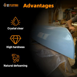 3:1 Resina epoxi <span class=keywords><strong>autonivelante</strong></span> Recubrimiento de resina líquida transparente para fibra de vidrio sin burbujas y sin <span class=keywords><strong>espuma</strong></span> - Product Image 3