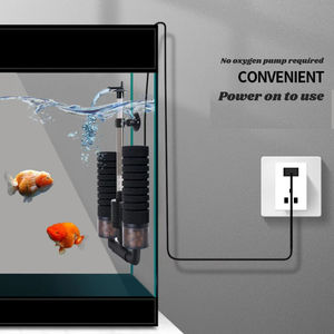 고품질 수족관 필터 수족관 물고기 탱크 공기 펌프 스키머 생화학 스폰지 필터 수족관 바이오 필터 - Product Image 5