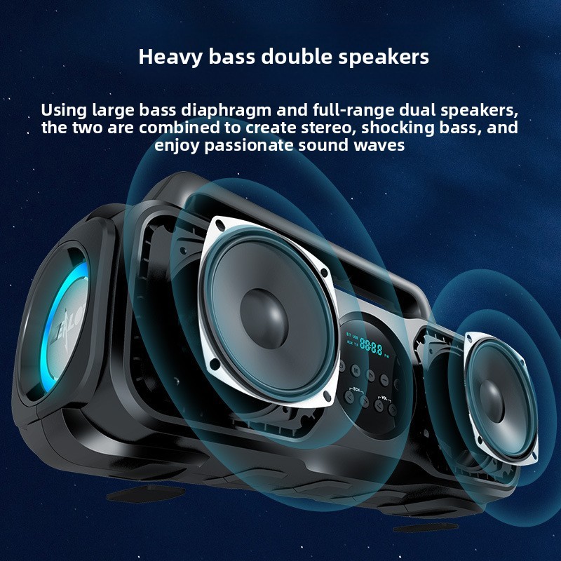 ZEALOT P2 for Bluetooth Speaker with Heavy Bass RGB LED USB Communication for Outdoor Radio for Square Dance Africa · image 3
