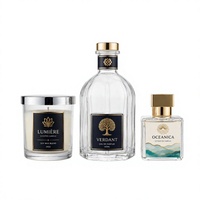 Étiquettes métalliques personnalisées en aluminium gaufré 3D avec logo, formes sur mesure pour emballages de parfums, bouteilles et boîtes - Écologiques et durables