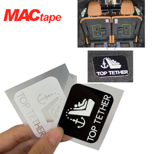 Etiqueta de Transferencia Térmica con Logotipo Personalizado, Resistente al Agua y al Lavado, Adhesivo Termoadhesivo para Tela de Asientos de Coche - Product Image 1
