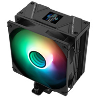 Refroidisseur d'air pour processeur Thermalright Assassin Spirit 120 VISION BLACK ARGB, tour de 154 mm, écran LCD IPS de 1,54 pouces