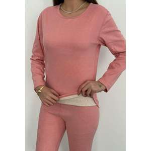 ชุดกันหนาวสองชั้นสีชมพูสำหรับผู้หญิงขายส่ง - Product Image 2