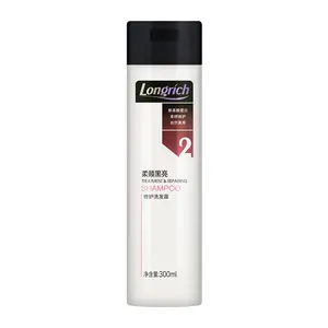 Top Venda Qualidade Garantida Longrich 300ml Soft Black Light função de reparação de Cabelo Shampoo refrescante