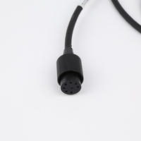 Connecteur de câble circulaire sous-marin étanche série JSW, 8 broches, en laiton plaqué argent et acier inoxydable, fileté, pour ROV