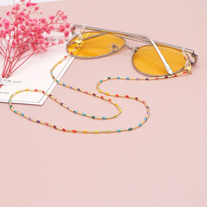 Go2Boho <span class=keywords><strong>2022</strong></span> Collier chaîne de masquage bohême <span class=keywords><strong>tendance</strong></span> pour femme Perles Miyuki Chaînes de <span class=keywords><strong>lunettes</strong></span> <span class=keywords><strong>Lunettes</strong></span> de soleil Bijoux <span class=keywords><strong>Lunettes</strong></span> Accessoires - Product Image 4