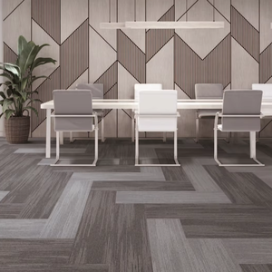 12 Inch Square Self Adhesive Carpet Tile Alfombras Modulares Commercial Eco-friendly Carpet Non-Slip Floor Tile for Office - Product Image 1