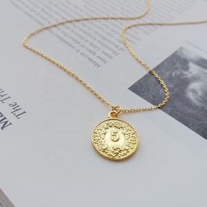 16 MILLIMETRI rotonda del pendente della <span class=keywords><strong>moneta</strong></span> ritratto della collana dei monili dell'annata vecchio <span class=keywords><strong>moneta</strong></span> <span class=keywords><strong>d</strong></span>'<span class=keywords><strong>oro</strong></span> S925 sterling argento del pendente della collana delle donne - Product Image 6