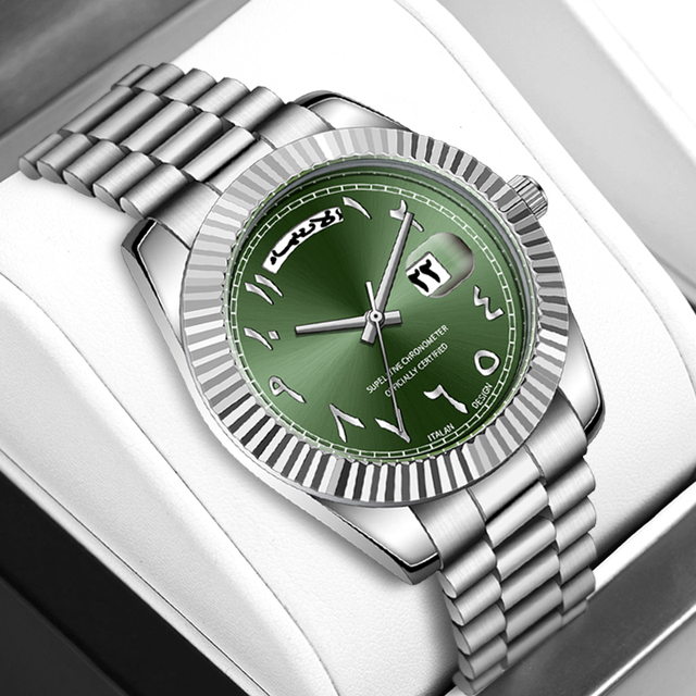 High Quality Russian Arabic Watches 2025 Luxury Top Brand Custom Logo Watch with Low MOQ Best Quality Expensive Watches for Men
