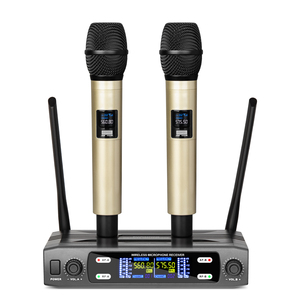 Nuevo Micrófono Inalámbrico Portátil Ligero Profesional DX2, Dinámico, Cardioide, de Mano, con Cancelación de Ruido para Karaoke - Product Image 1