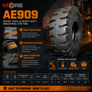 ยางรถบรรทุกหนัก AOSO AE909 ขนาด 23.5-25 OTR 40PR สำหรับงานเหมืองและงานขนส่งระยะสั้น - Product Image 3