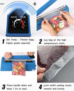 热手动塑料袋手热脉冲带封口机热封机袋热封机 - Product Image 3