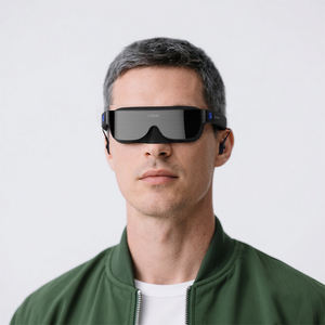 نظارات مسرح شخصية ثلاثية الأبعاد بشاشة عملاقة <span class=keywords><strong>Hmd</strong></span> 4K متوافقة مع سطح الهاتف الذكي ماك أندرويد - Product Image 1